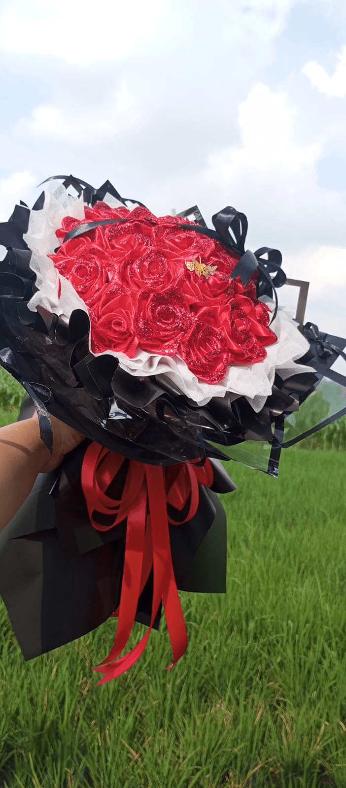 Buket Bunga Baby Breath